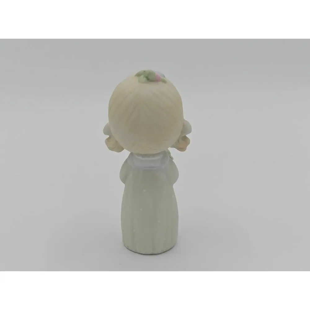 Precious Moments E 2845 Junior Bridesmaid Enesco Figurine Wedding Vintage 1983